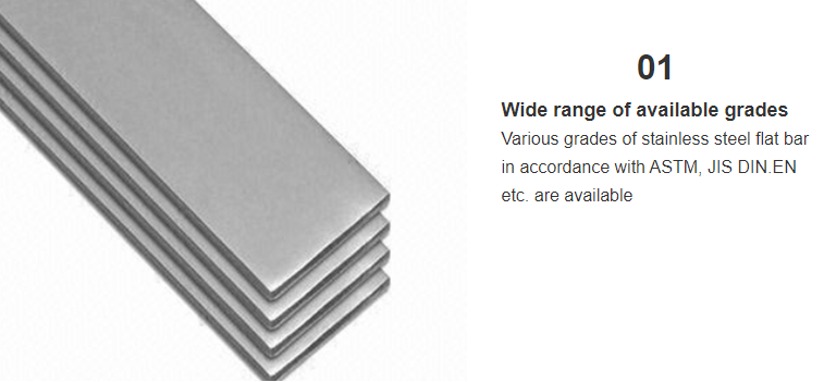 High Quality Stainless Steel Flat Bars Thickness Customized for Construction for Durable and Corrosion-Resistant Applications