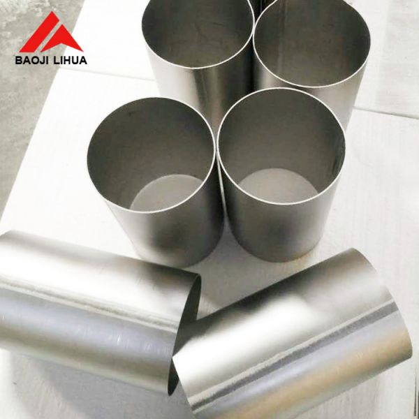 Anealed Titanium Alloy Pipe ASTM Standard 0.2-50mm Wall Thickness