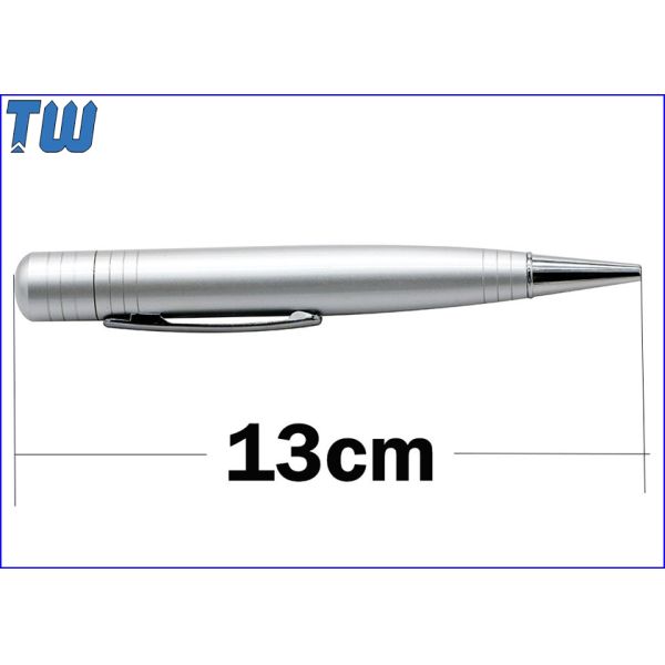 2 Functions Copper Ballpoint Pen 1GB USB Memory Stick Pendrives