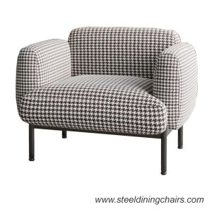 Quality Armrest Grey One Seater Sofa for sale