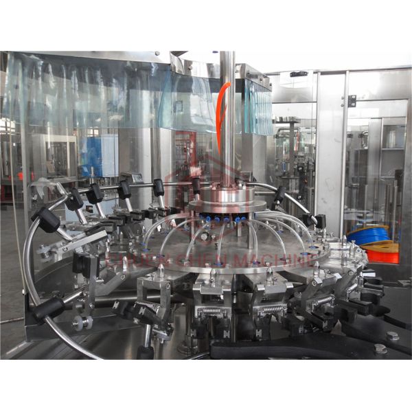 3 In 1 Automatic Glass Bottle Filling Machine Mango Puree Basil Seed Capping
