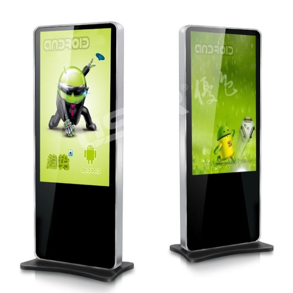 Information Interactive Outdoor Lcd Touch Screen Advertising Displayer 55 Inch 78W