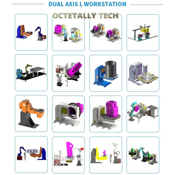 Robot Welding Positioner For Automatic Fast Welding Fittness Equipments