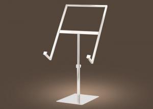 Quality Chrome Or Rose Metal T - Shirt Display Prop / Flooring Display Stands for sale