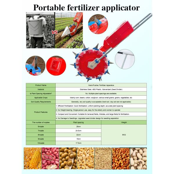 Technical diagram of fertilizer spreader components