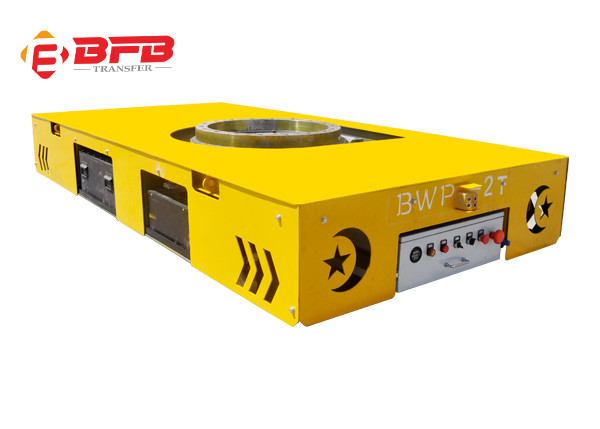 Battery Driven 30 Tons Trackless Transfer Cart Omnidirectional