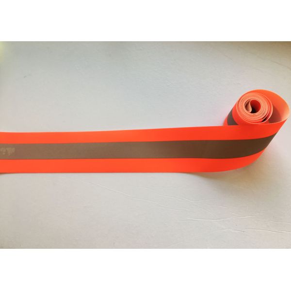 100% Polyester High Visibility Silver reflective tapes for Safety Vests / clothing