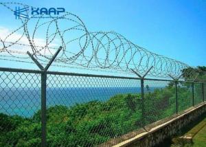 Quality Decorative Galvanized Chain Link Fence Heavy Duty High Strength For Security for sale