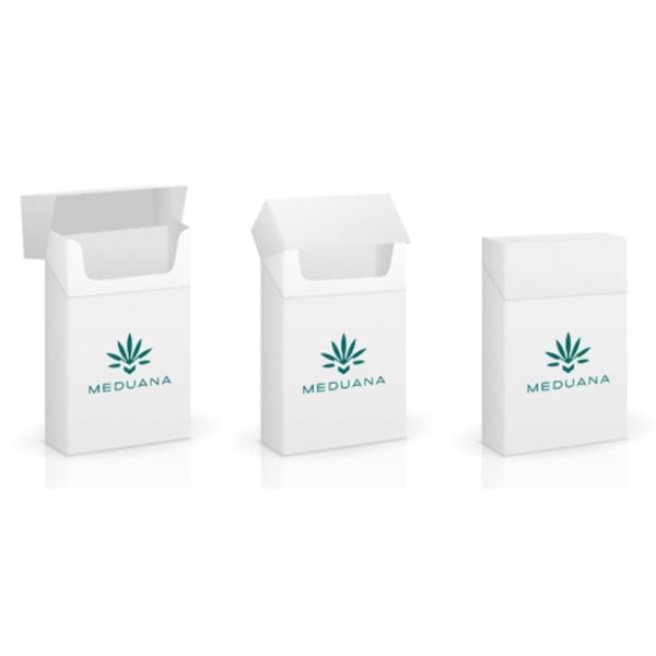 157gram 0.55mm Thickness Cigarette Packaging Box Full Color Flexo Printing
