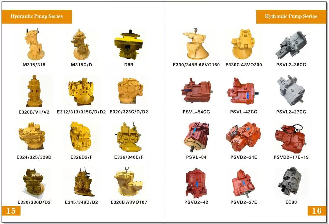 CAT E320B Hydraulic Main Piston Pump Assembly
