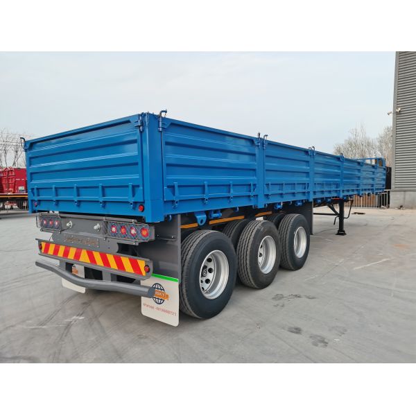 Side wall Trailer Side Tipper Trailer Grain Hopper Trailer Combo Flatbed Trailer