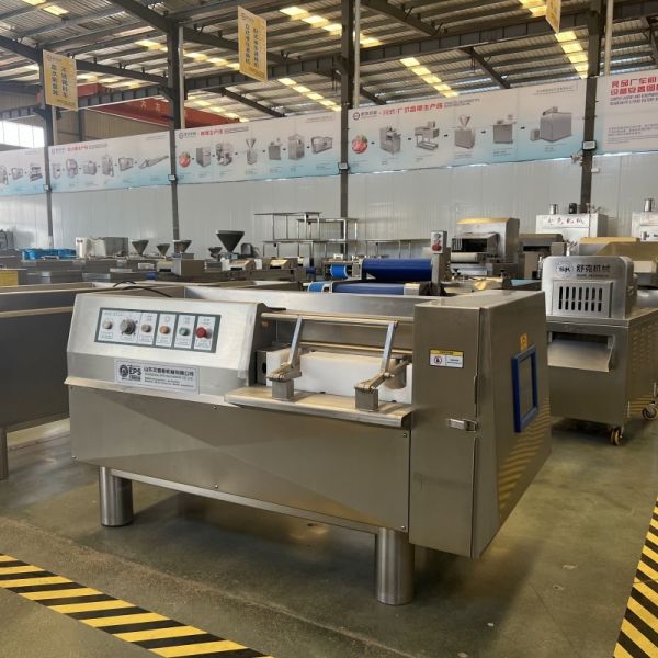 Easy Operation Frozen Meat Cube Cutter Automatic Dicing Machine With Customizable Cube Size