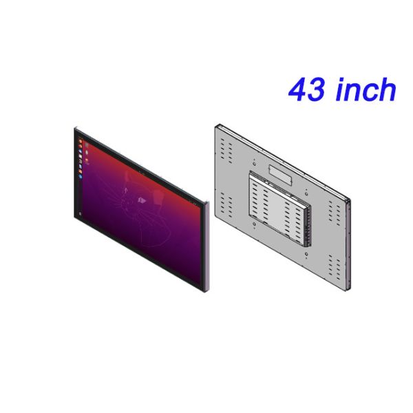 43-Inch Linux Embedded Screen for Digital Signage, Warehouse Management, Smart City Infrastructure, and Facility Monitoring