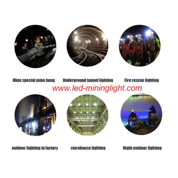 Underground Miners Helmet Light With Plug IN Charging 2.8Ah Explosion Proof
