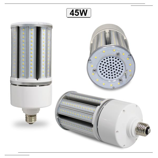 E27 E40 360 Degree LED Corn COB Bulb 45 Watt For High Bay Post Top