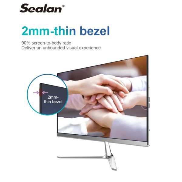 23.8 Inch HD Screen Monoblock AIO Desktop Computer I3 I5 I7 optional