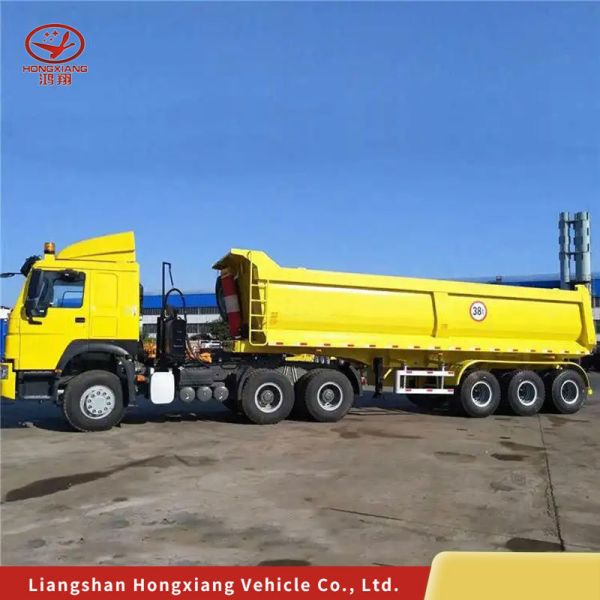 U Shape Dump Trailer Tipper Trailer Side Box Semi Trailers for Construction Materials