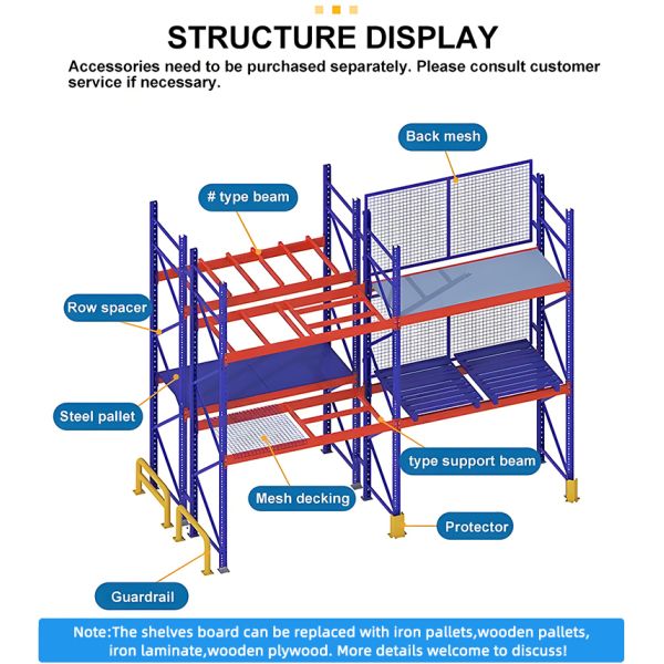 Durable Using Stacking Pallet Rack Pallet Rack Platform Storage Pallet Racks