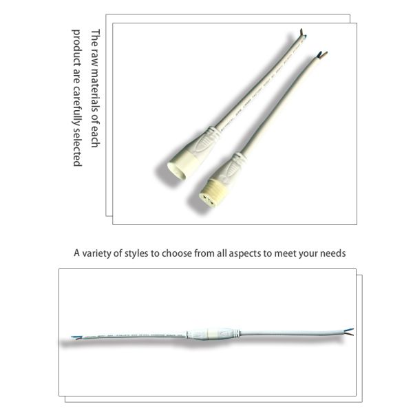 Waterproof plug connector in use
