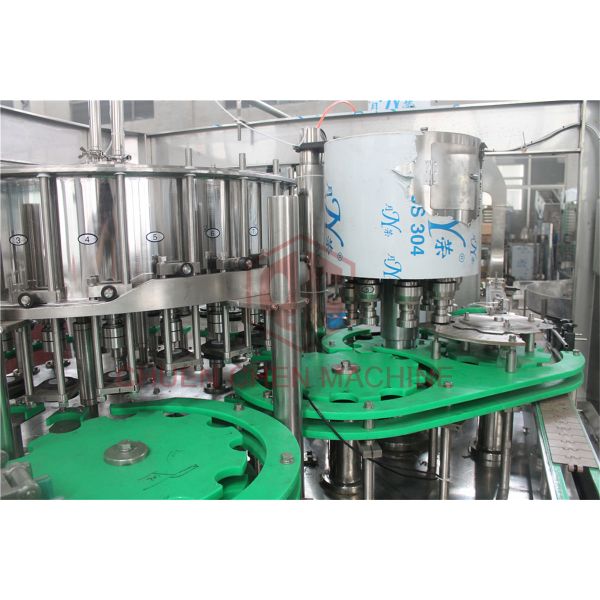 Touch Screen Glass Bottle Filling Machine Automatic Rotary High Efficency