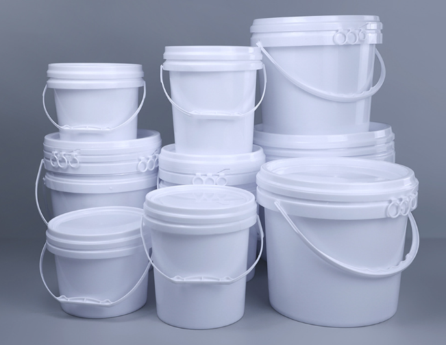 Customized 15 Liter Paint Plastic Bucket With Lid And Handle