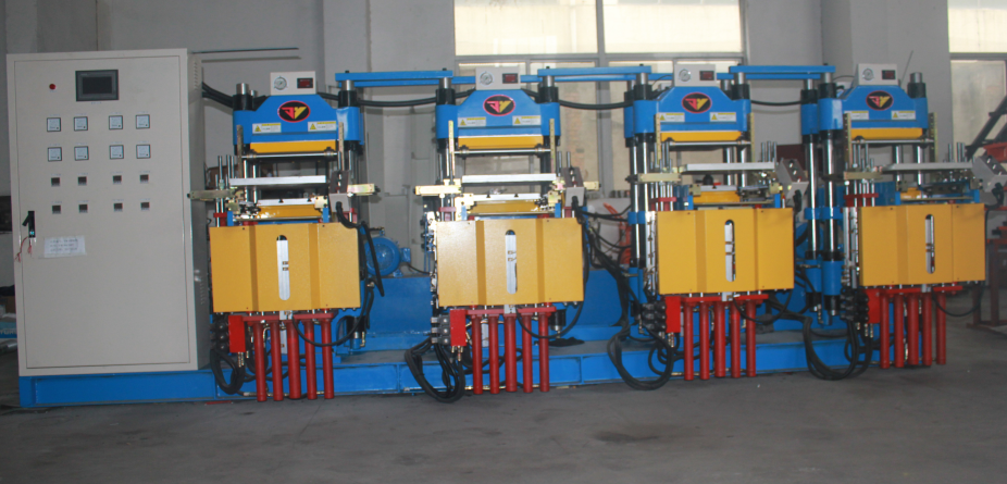 Custom One Support Four Sulfide Rubber Injection Moulding Machine Hot Plate Nitrogen Treatment