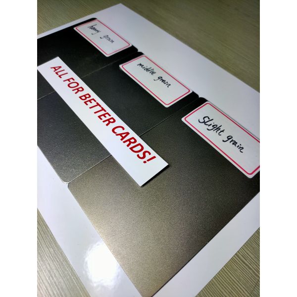Grained Laminated Steel Plate For Personalization Smart Cards Lamination