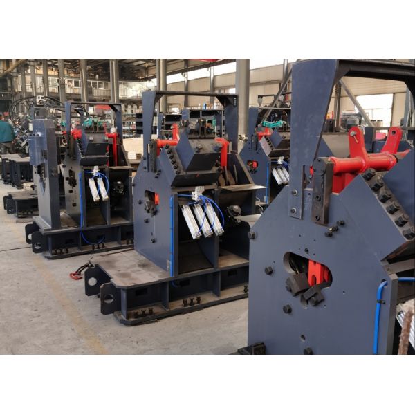 3 CNC Axes Angle Steel Punching Shearing Machine 28000*6500*2200mm Dimension Single Blade Cutting