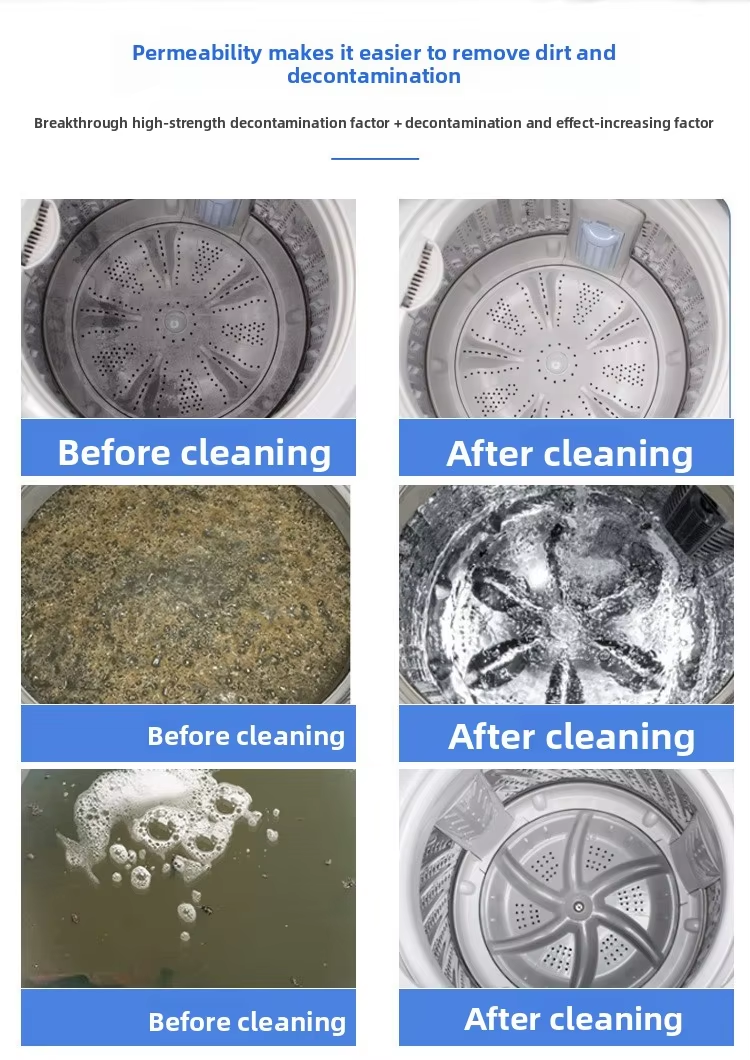 Enhanced Cleaning 15g Effervescent Tablets For Household Washing Machine Cleaning Tablets