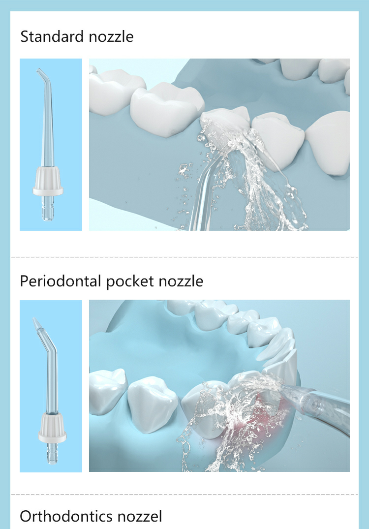 Professional Cordless Dental Oral Irrigator 240ML / 300ML 5 Function Modes