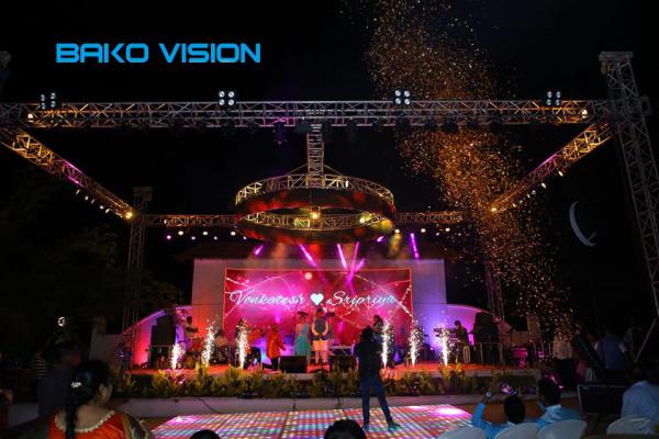 Buy IP65 Outdoor Curtain Rental LED Display Nationstar Lamp 6000 Nits Brightness For Stage at wholesale prices