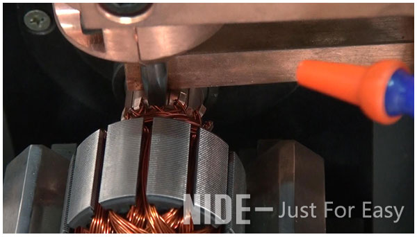 Automotive Motor Commutator Hook Armature Welding Machine