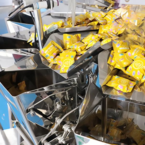Vertical Collar Type Packing Machine High Precision Multihead Packing Machine