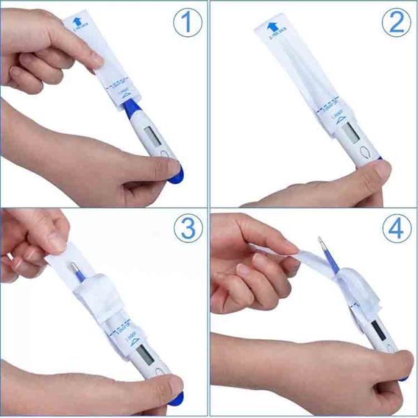 Mouth and Armpit and Anus thermometer probe covers