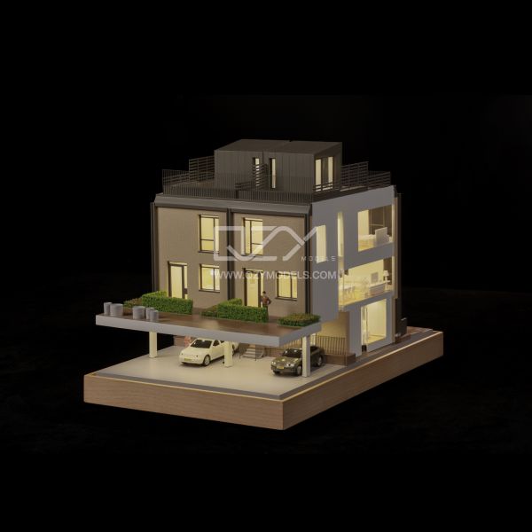 1/50 TVC Residencial Model Seamless Integration Villa Sales Models Interior Physical Models