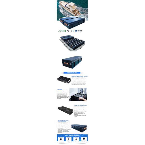 OEM ODM LiFePO4 lithium battery pack customized battery for electric boat marine EV For Electric Boat/Yacht