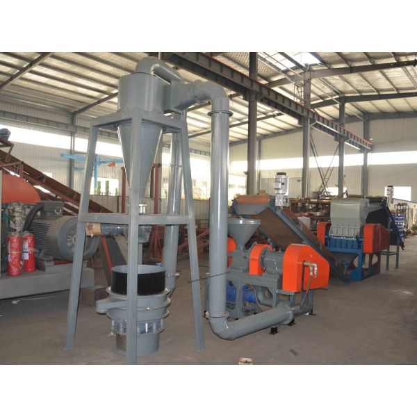PLC Controlled Waste Tire Recycling Line with Customizable Operation Mode and Steel Wire Separation for Rubber Powder Production