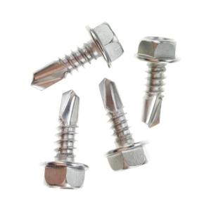 Quality Thread Washer Head Self Drilling Screw Stailess Steel External Hex Drive for sale