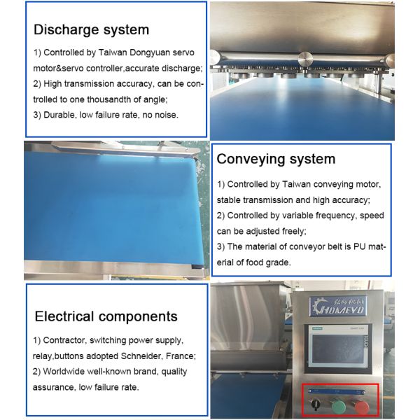 1KW Snack Maker Automatic Cookie Machine with Video Technical Support