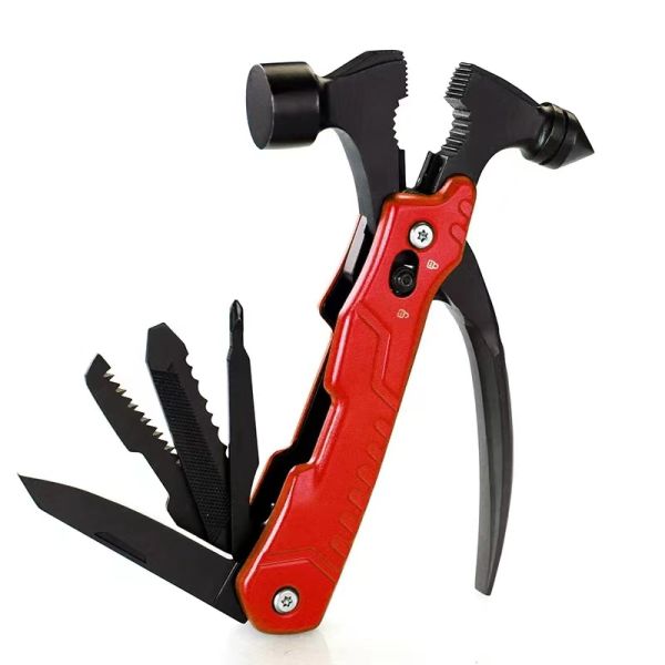 Outdoor Pocket Multitool Knife Set Includes Axe Saw and Screwdrivers for Versatility