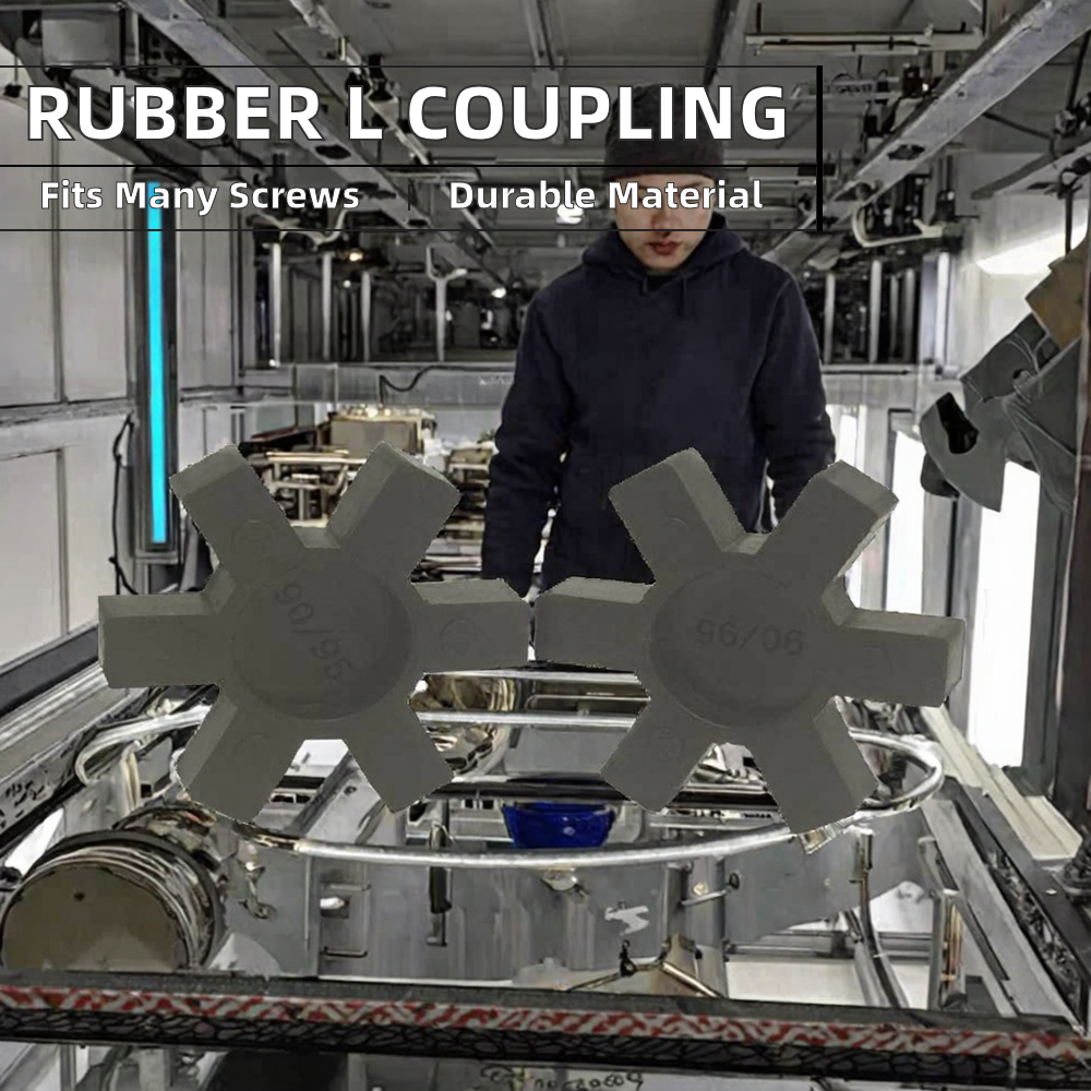 Hot Sales Countersunk L-shaped Rubber Cushion Coupling Elements with Plain Surface for M4-M8 Screw Size