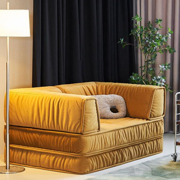 MOYI Compressed Sofa Vacuum Roll Packed in Box Fabric Sponge Compression Sofa Set for Living Room Direct Factory