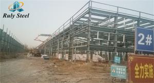 China Industrial Steel Structure Fabrication Prefabricated Portal Steel Structure on sale