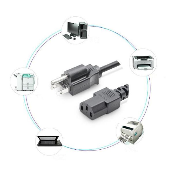 American Standard Power Cord Organizer 3*0.824 Square US Standard Three Plug Socket UL Certification