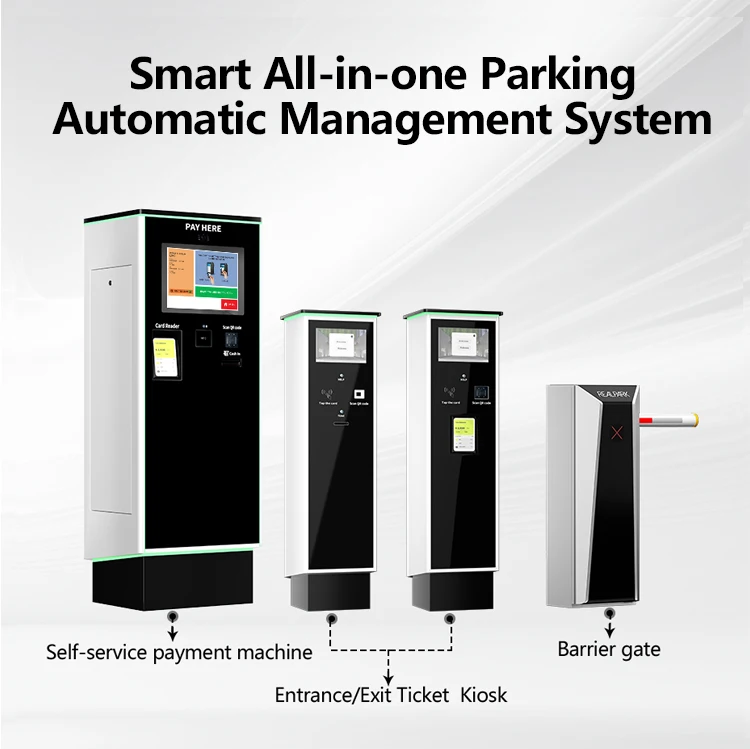 Parking Ticket Kiosk With QR Code NFC Card For Parking Lot Payment System