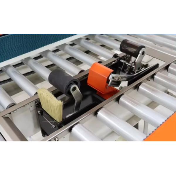 400W Semi Automatic Flap Folder Box Carton Case Sealing Machine with Left Right Drive