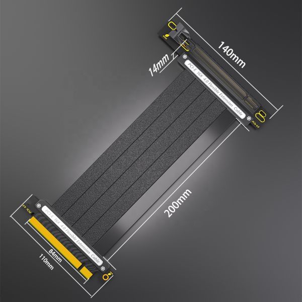 PCI-E 16X Extension Cable close-up