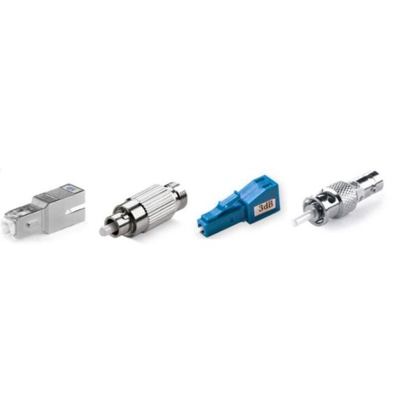 fiber optic LCA Single Mode 10dB Attenuator Local Area Networks application Wavelength 1260 to 1620nm Green color