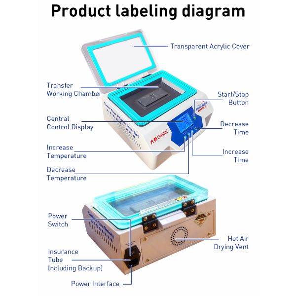 3D Sublimation Printing Machine Offering Precise Heat Transfer Printing Process for High Clarity and Phone Case Designs