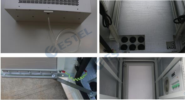 42U IP65 Telecom Cabinets With Air Conditioner